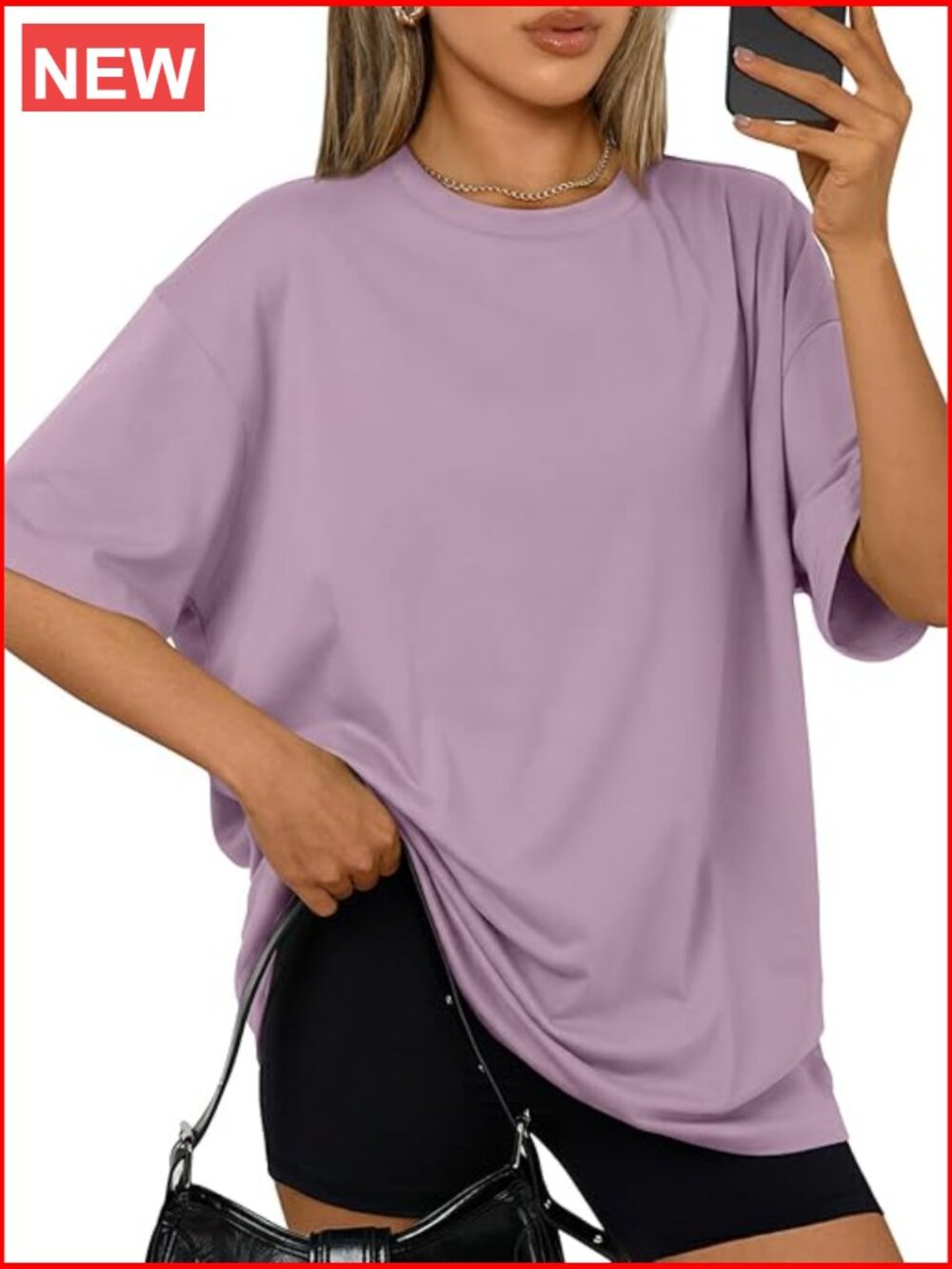 Oversized Summer T-Shirt Short Sleeve for Women Loose Fit Workout Top